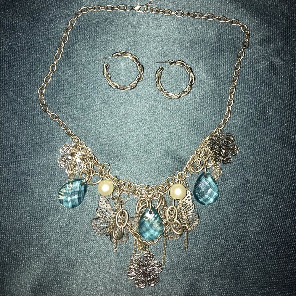 Necklace and Earrings
